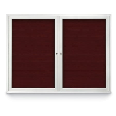 United Visual Products Letterboard, Burgundy/Satin UV1161D-SATIN-BURGUN